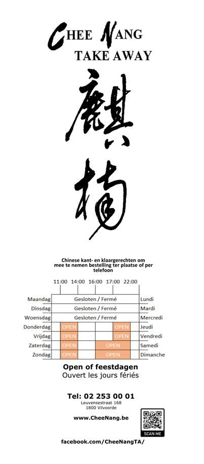 Chee Nang Take Away Menu Page 6